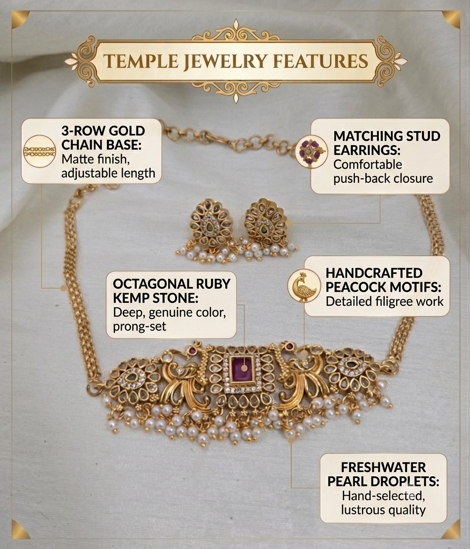 Mahika Antique Choker Set - image 5