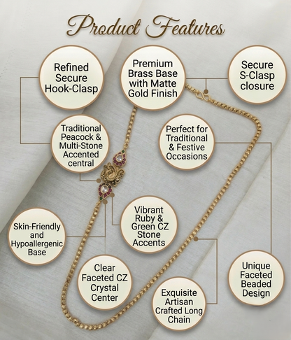 Tanvi Antique Delicate Long Chain - image 6