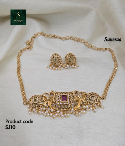 Mahika Antique Choker Set - image 7