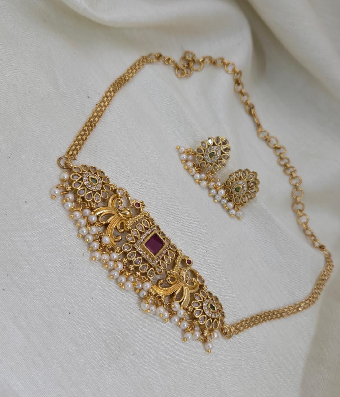 Mahika Antique Choker Set - image 4