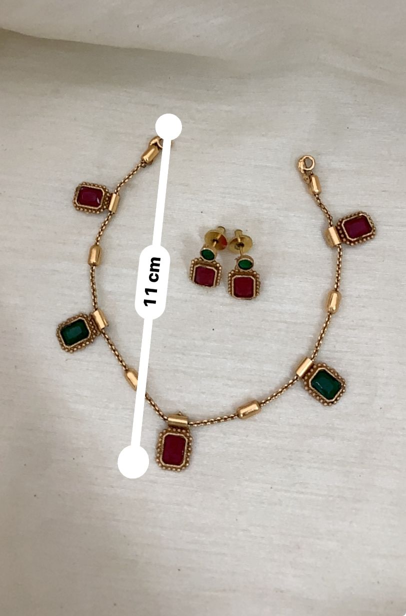 Uri Delicate Gemstone Necklace Set - image 6