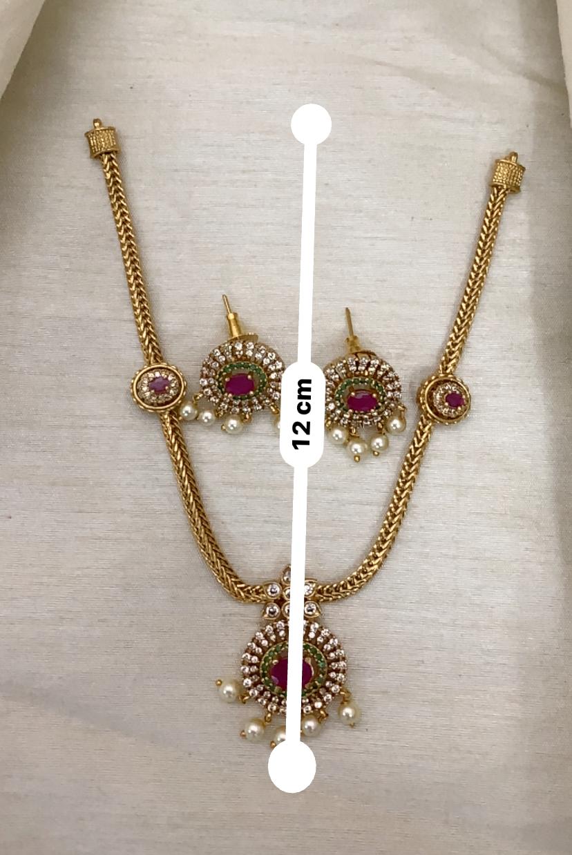 Aadhya Antique Hasli Set - image 7