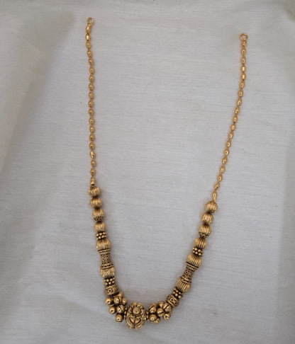 Malini Heritage Gold Bead Mala - Vintage Yellow Gold - image 2