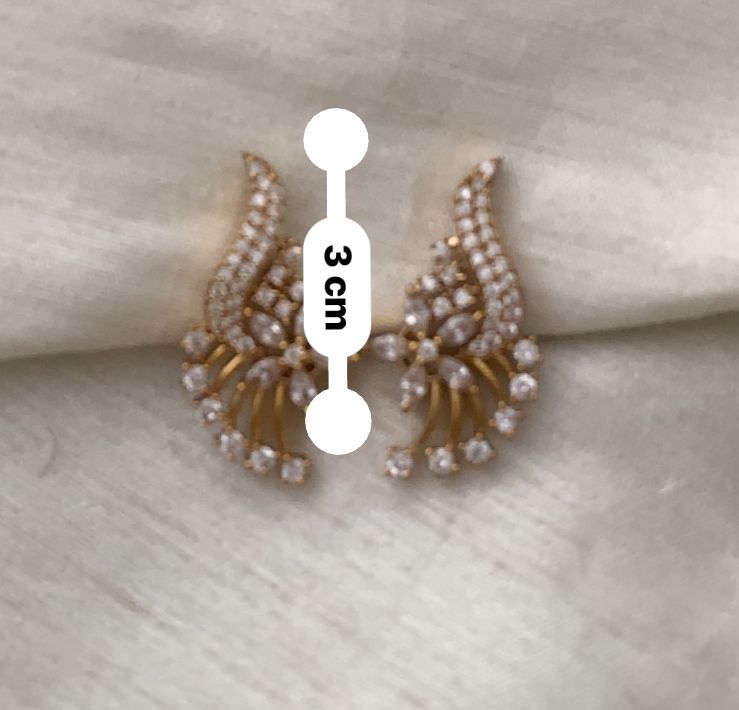 Nakshatra Cluster Floral Helix Cuff - Clear/White - image 9