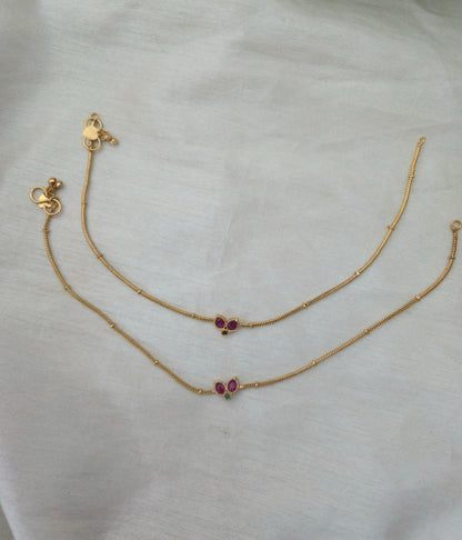 Ganga Jamuna Sleek Anklets - image 6