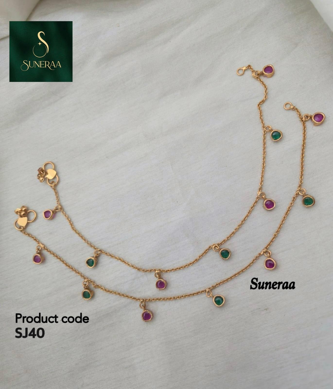Nisha Minimalist Charm Payal - image 8