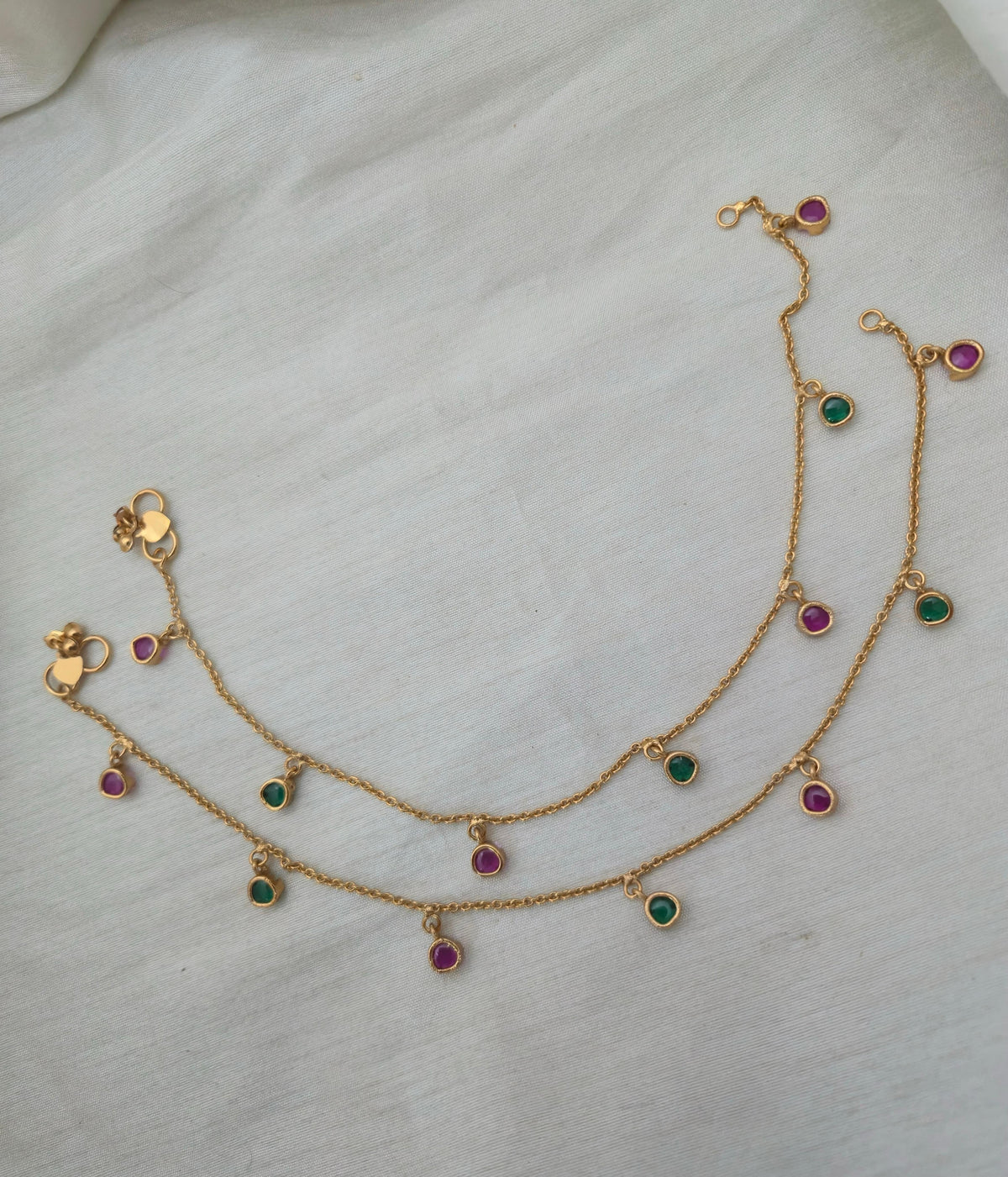 Nisha Minimalist Charm Payal - image 4