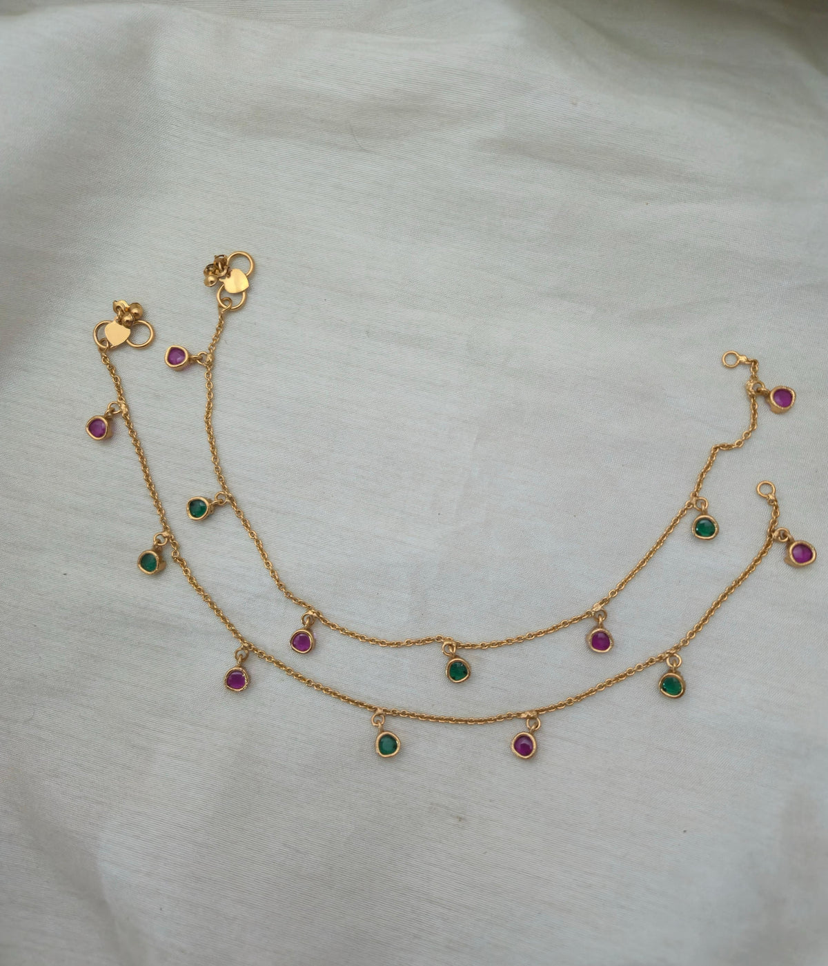 Nisha Minimalist Charm Payal - image 2