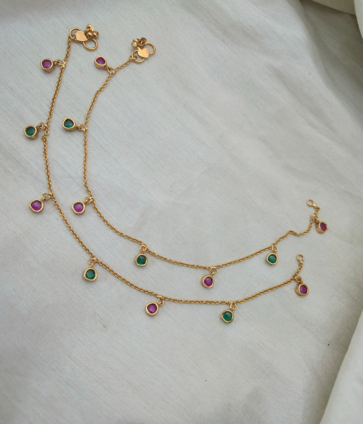 Nisha Minimalist Charm Payal - image 3