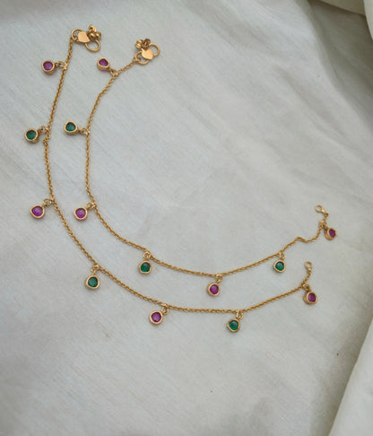 Nisha Minimalist Charm Payal - image 3