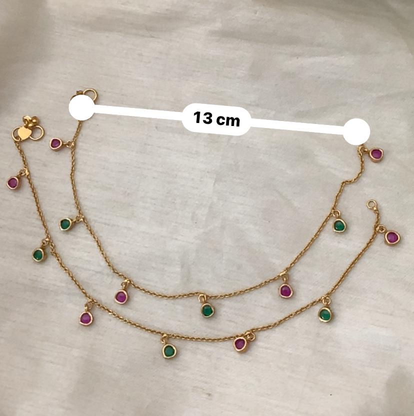 Nisha Minimalist Charm Payal - image 7
