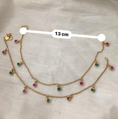 Nisha Minimalist Charm Payal - image 7