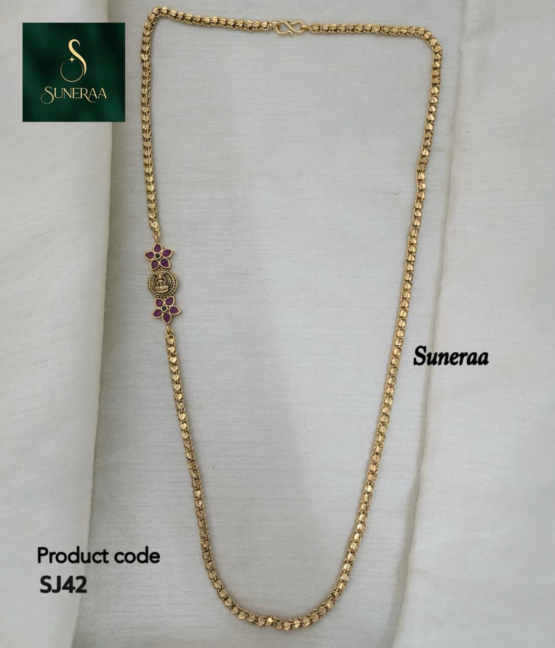 Manya Antique Long Chain - image 8