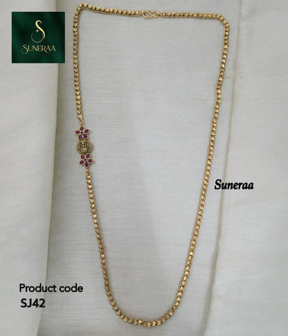 Manya Antique Long Chain - image 8