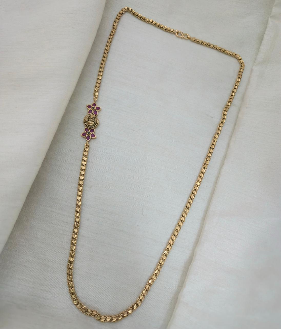 Manya Antique Long Chain - image 4
