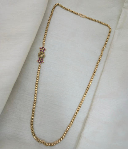 Manya Antique Long Chain - image 4