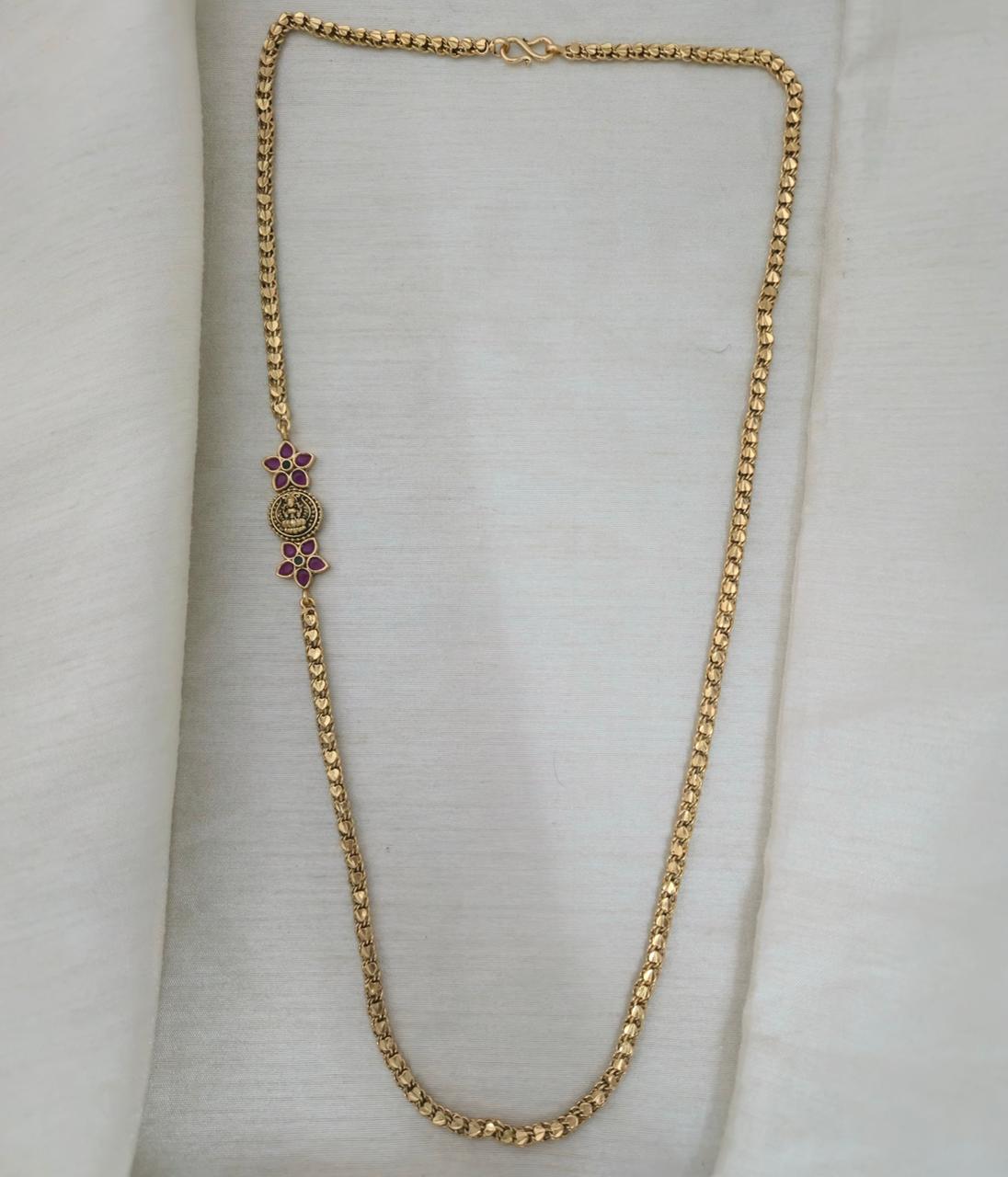 Manya Antique Long Chain - image 3