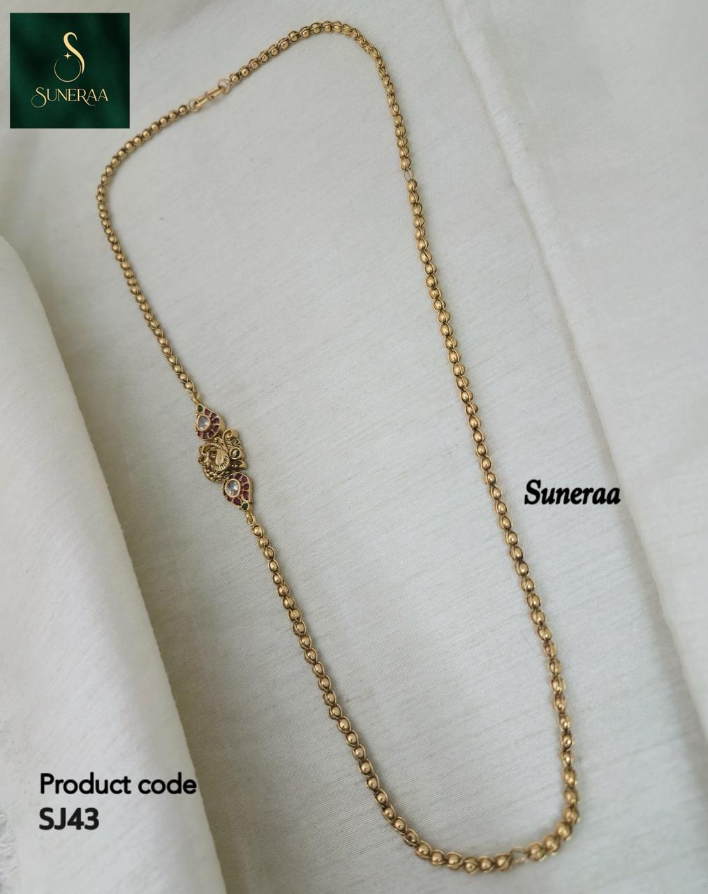 Tanvi Antique Delicate Long Chain - image 8