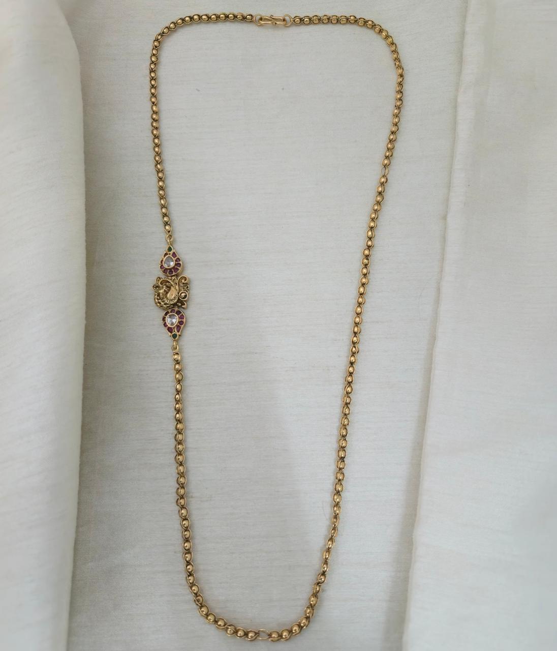 Tanvi Antique Delicate Long Chain - image 3