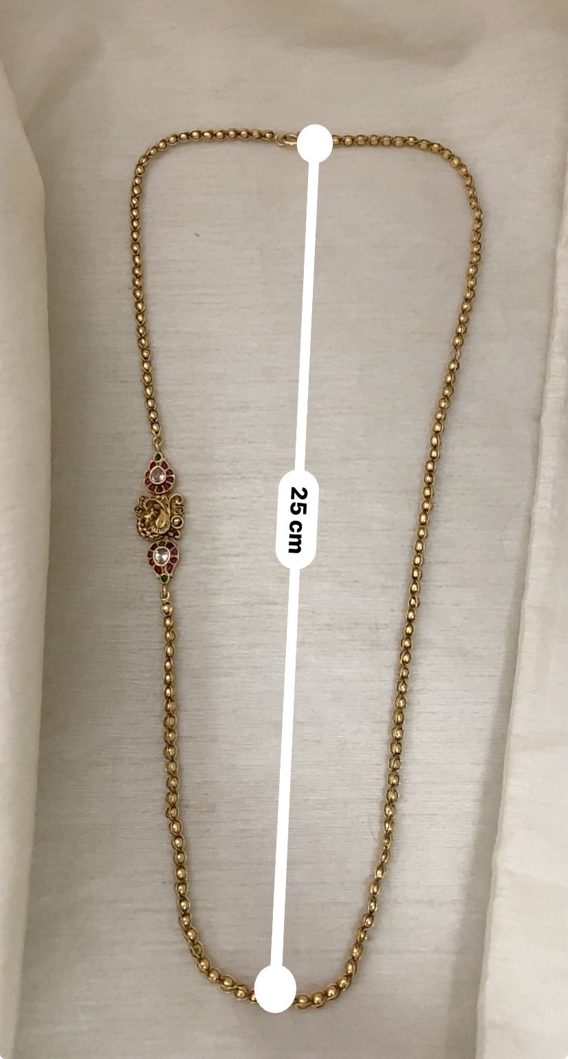 Tanvi Antique Delicate Long Chain - image 7