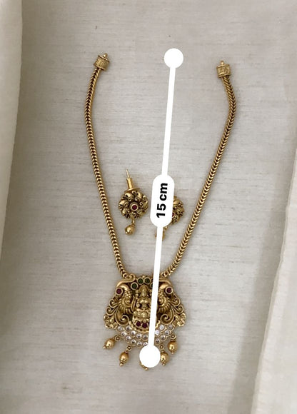 Drishi Temple Pendant Necklace Set - image 7