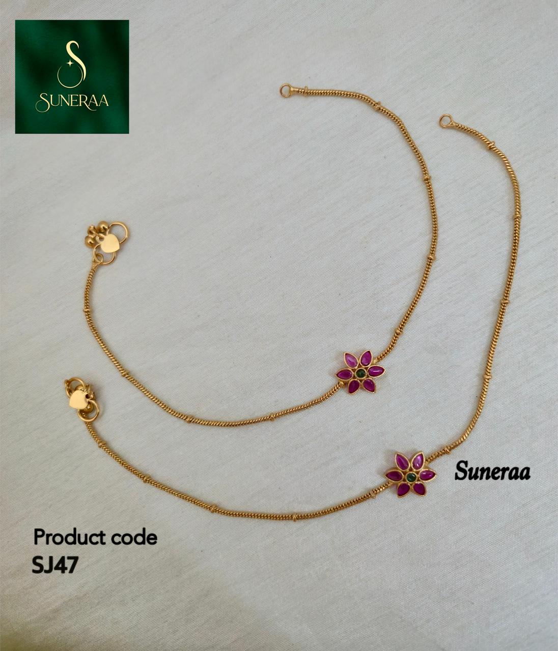 Floral Anklet Set - Image 8
