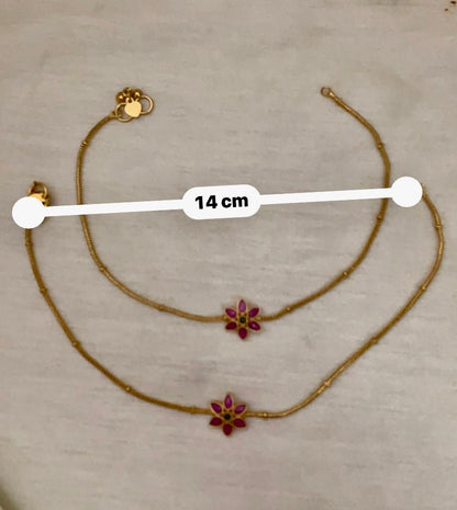 Floral Anklet Set - Image 7