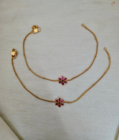 Floral Anklet Set - Image 2