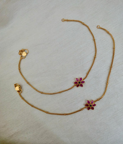 Floral Anklet Set - Image 3