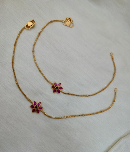 Floral Anklet Set - Image 4