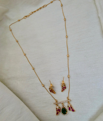 Three-Drop Pendant Set - Image 2