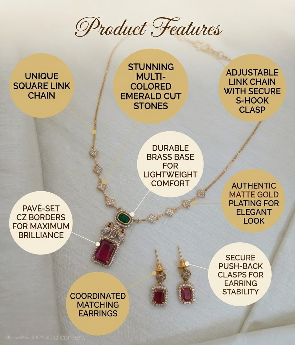 Rectangular Pendant Set - Image 6