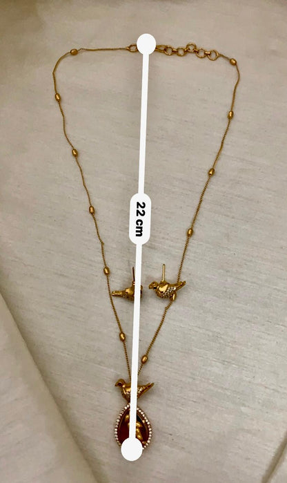 Bird Motif Pendant Set - Image 7