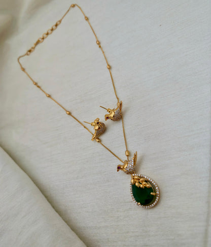 Bird Motif Pendant Set - Image 3