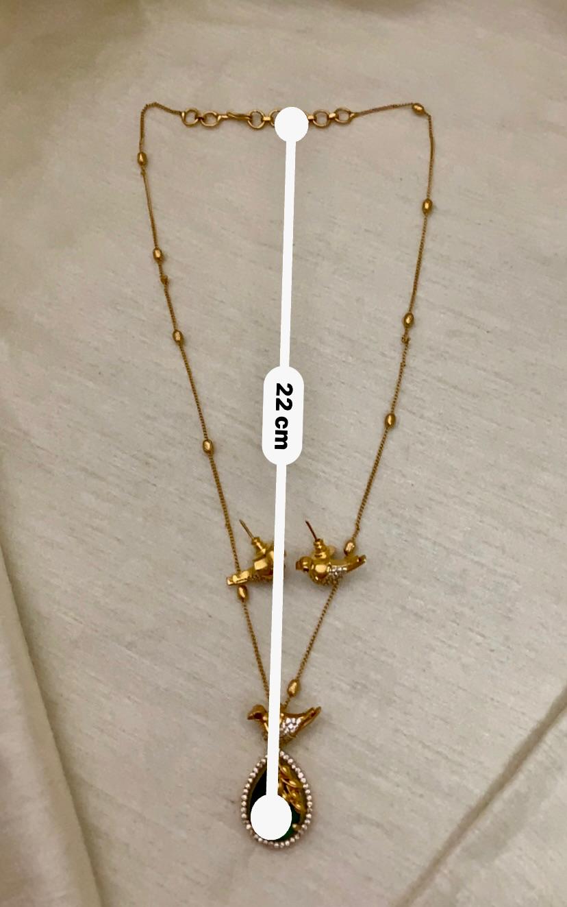 Bird Motif Pendant Set - Image 7