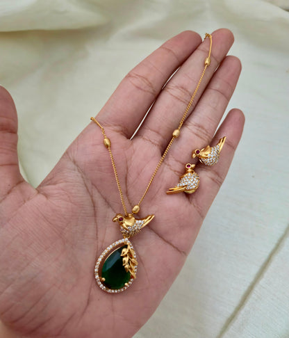 Bird Motif Pendant Set - Image 5