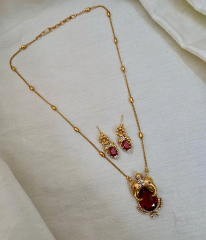 Dual-Elephant Pendant Set - Image 2